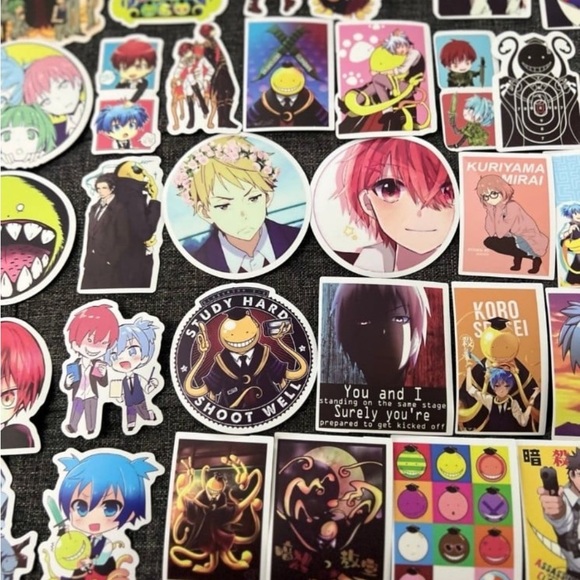 Assassination Classroom Sticker Set 50 pcs Japanese Anime - Picture 3 of 6